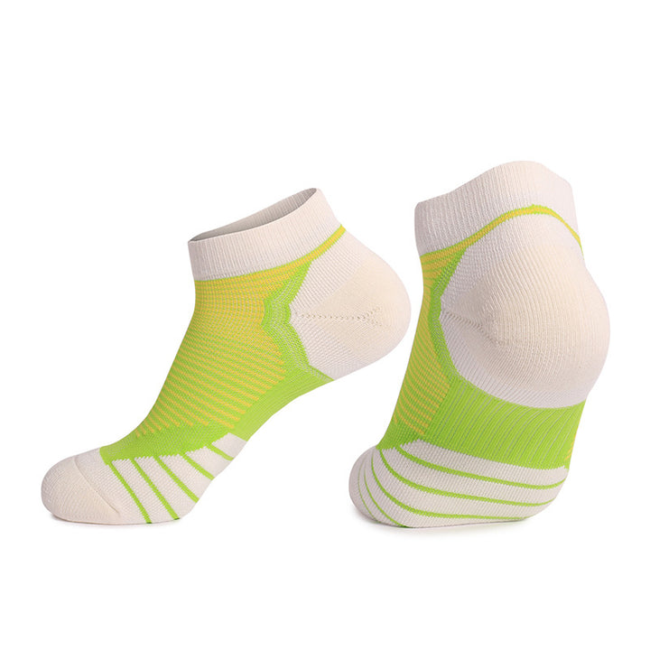 Coolmax® Breathable Cushioned Running Ankle Socks Green