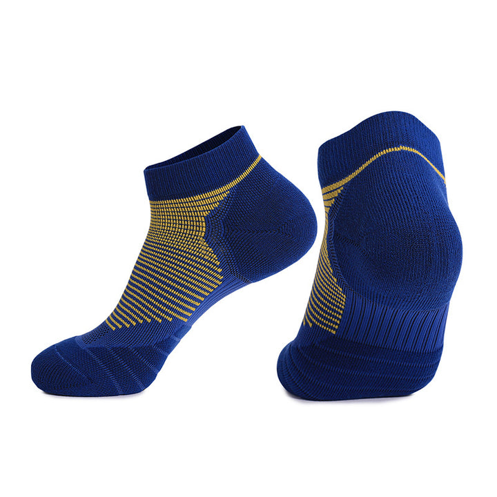 Coolmax® Breathable Cushioned Running Ankle Socks Navy