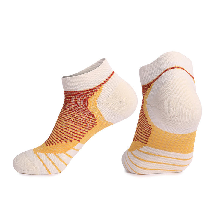 Coolmax® Breathable Cushioned Running Ankle Socks Orange