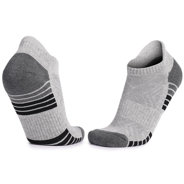 Coolmax® Cushioned Fitness Ankle Socks Gray