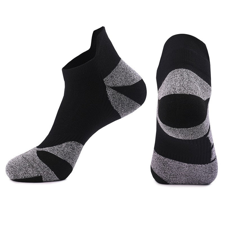 Coolmax® Cushioned Running Ankle Socks Black