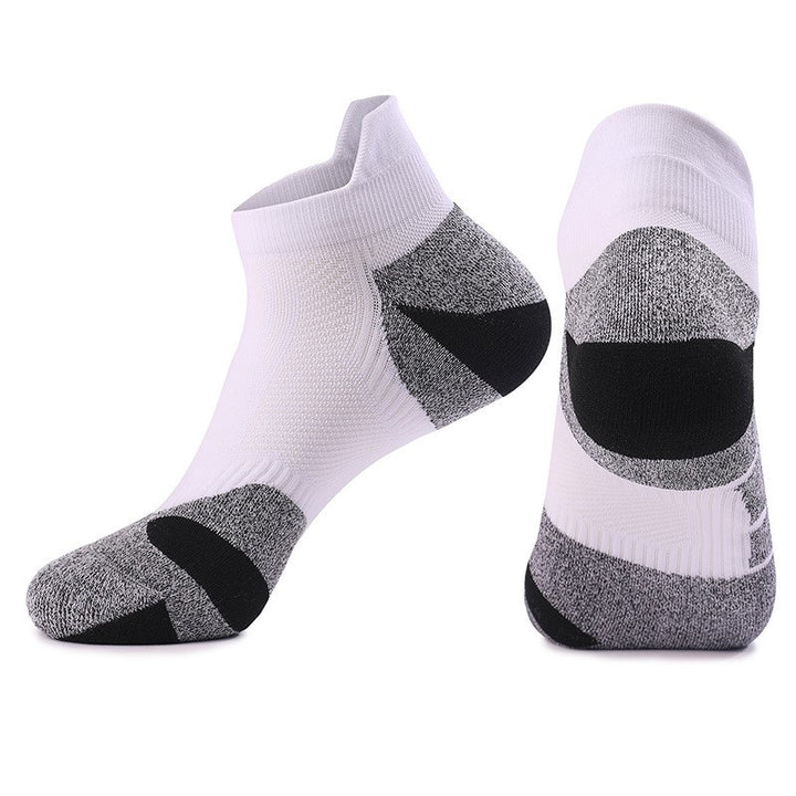 Coolmax® Cushioned Running Ankle Socks White