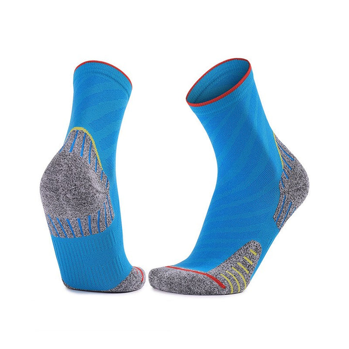 Coolmax® Cushioned Tennis Quarter Socks Blue