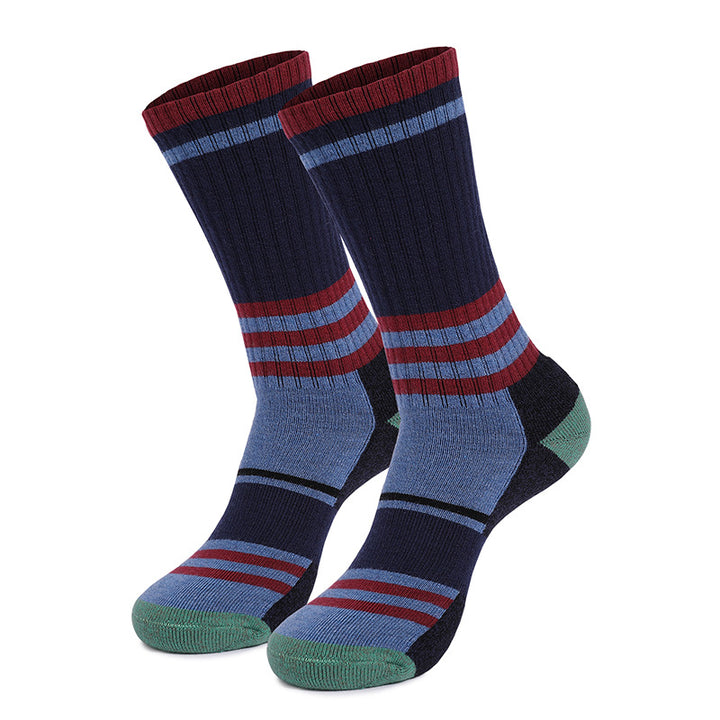 Merino Wool Midweight Hunting Crew Socks Blue