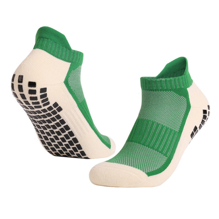 Non-slip soccer socks green