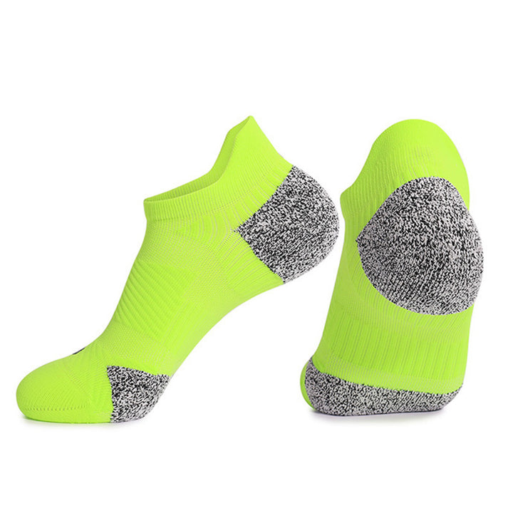 Performance Cushioned Running Ankle Socks Green