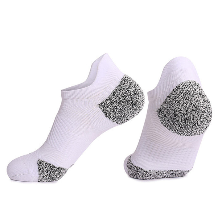 Performance Cushioned Running Ankle Socks White