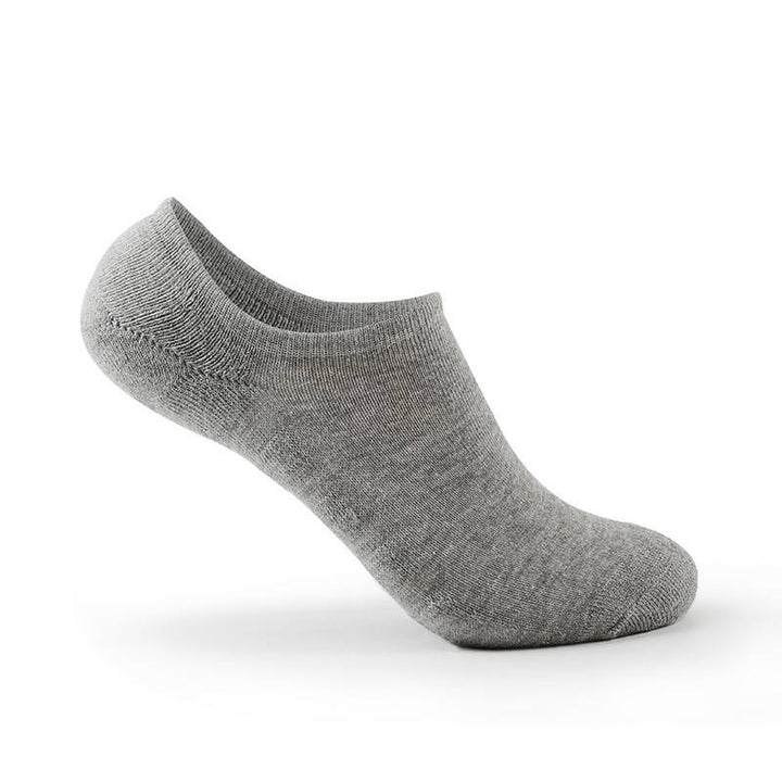 Density Knit Heel Non-Slip Socks Grey