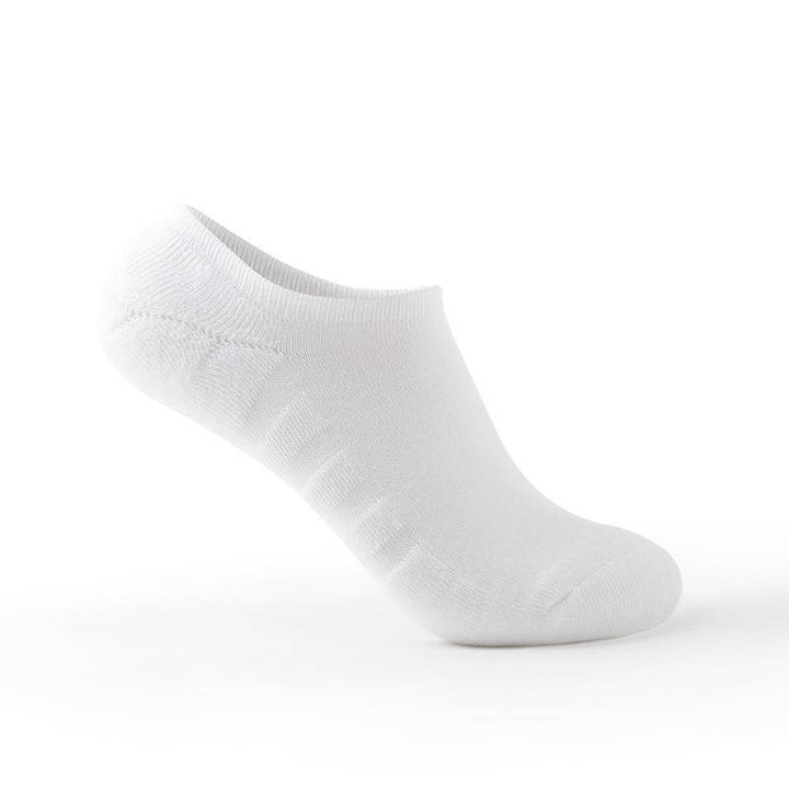 Density Knit Heel Non-Slip Socks White